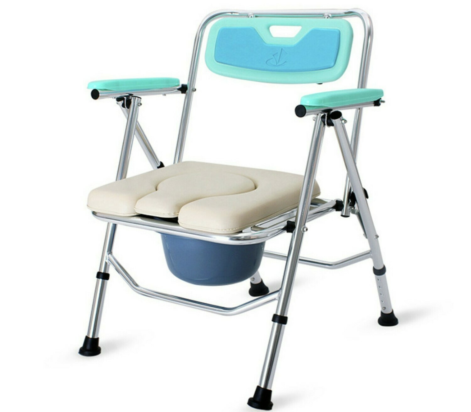 鋁合金摺疊式坐便椅 | Aluminum Foldable Commode Chair