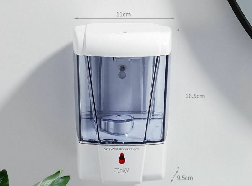 掛牆式智能洗手器 | Wall-mounted Automatic Soap Dispenser, Color: WHITE