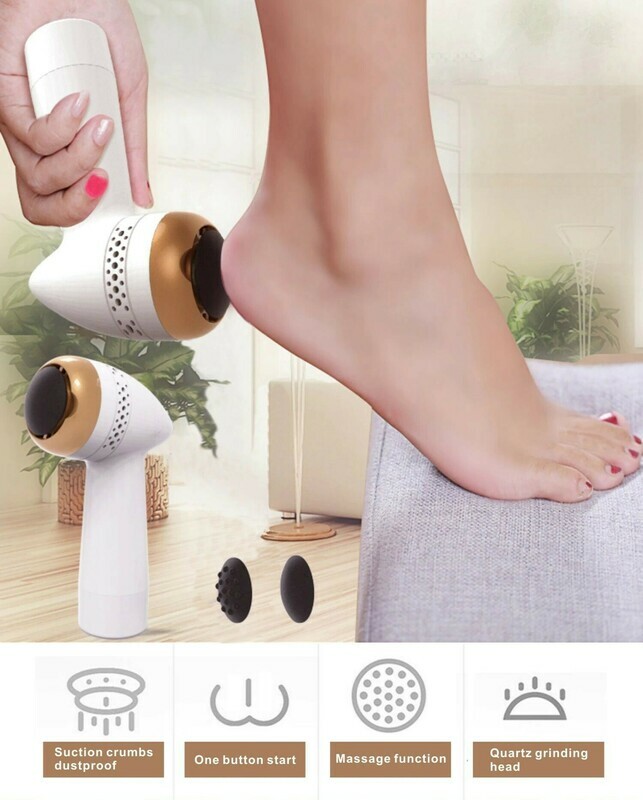 USB充電式去死皮器　| USB Rechargeable Foot Grinder
