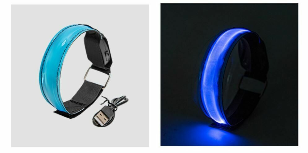LED發光手臂帶 | LED Luminous Armband, Color: BLUE