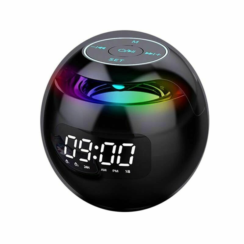 Mini Ball Alarm Clock Bluetooth Speaker & Radio