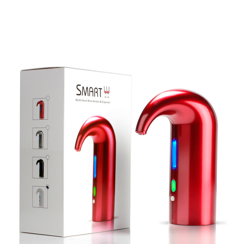 便攜式電動醒酒器 | Portable Electric Wine Decanter, Color: RED