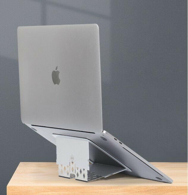 10檔調節筆記本增高散熱支架| Average+ Invisible Foldable Laptop Stand