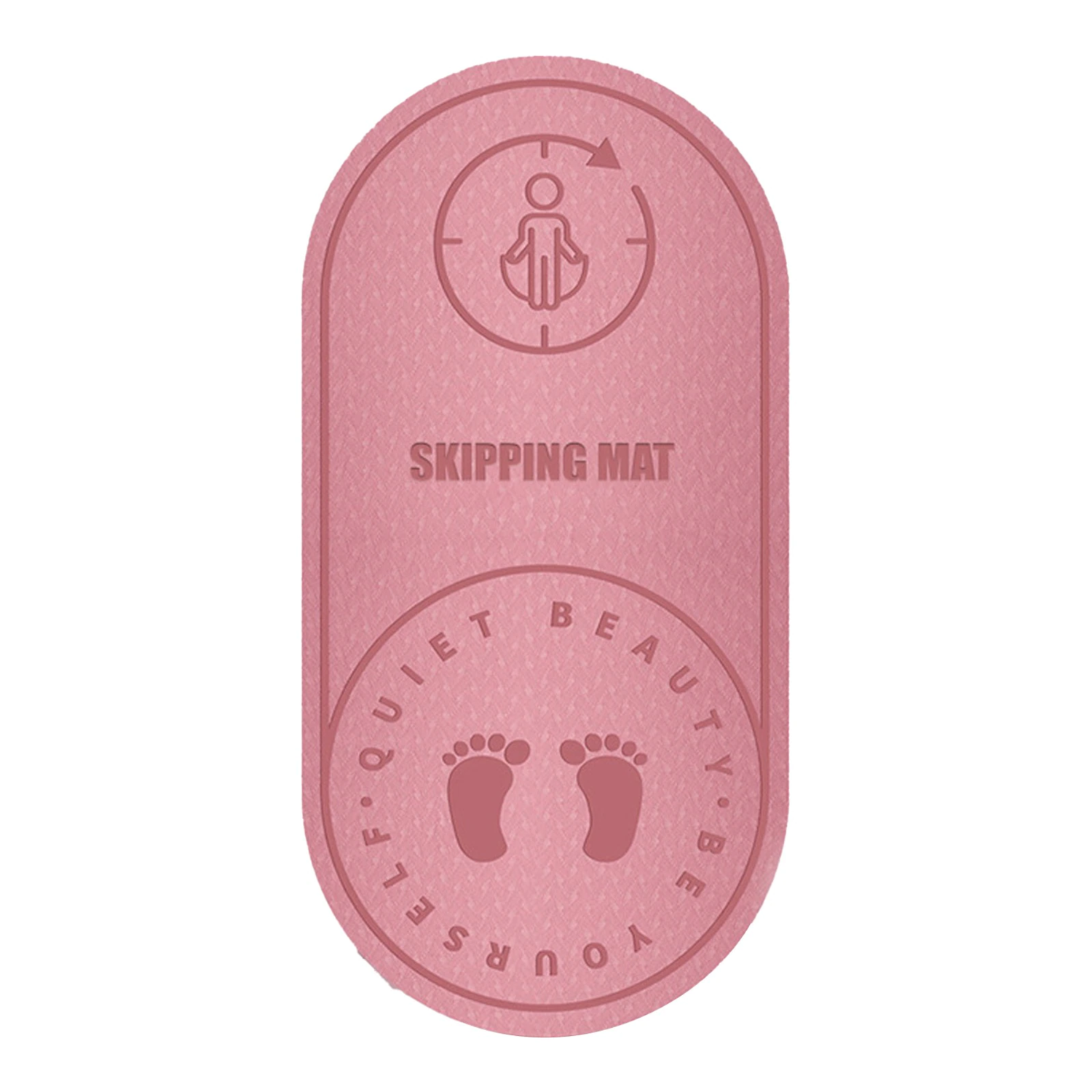 防噪音跳繩墊 | Anti-noise Skipping Mat, Color: 防噪音跳繩墊6mm(PINK)
