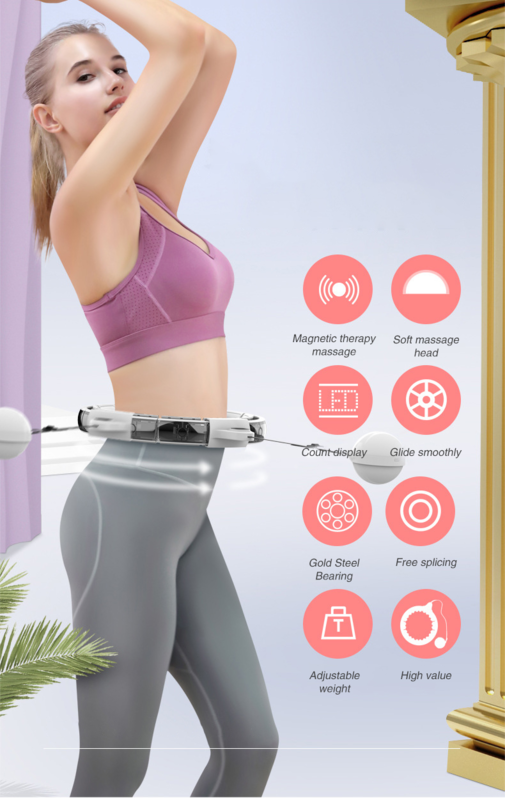 瘦身磁療智能呼拉圈 | Smart Counting Detachable Hula Ring