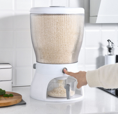 旋轉收納五穀雜糧 丨 Multifunctional Rotating Food Storage Box