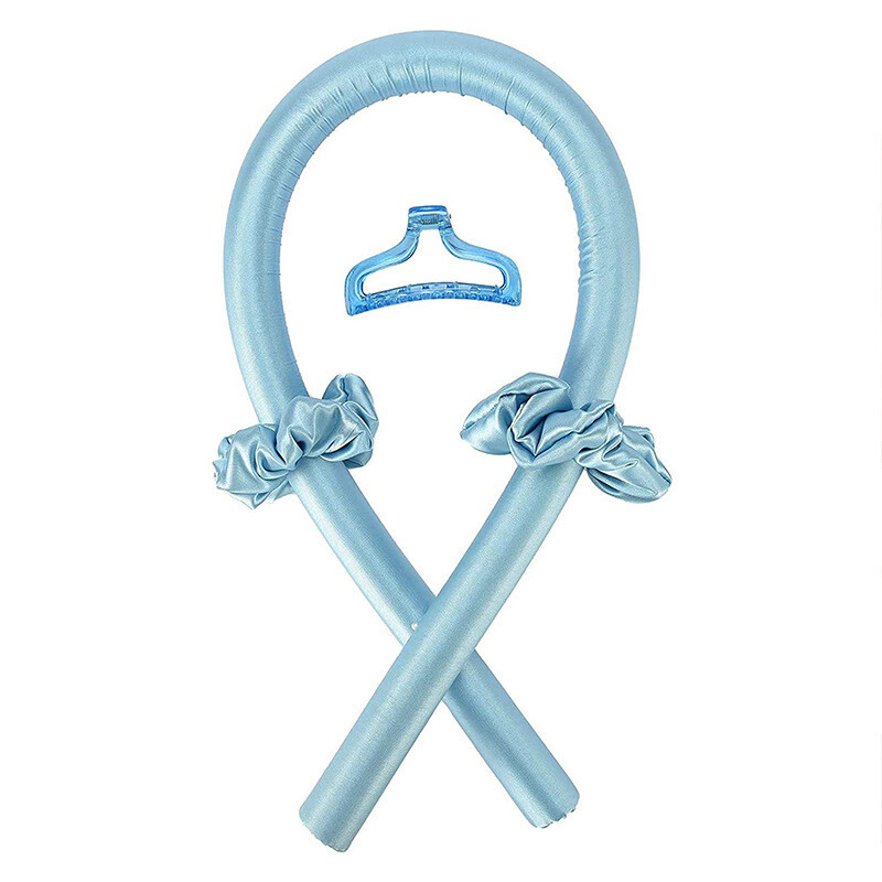 無熱睡眠捲髮棒套裝 | Heatless Curling Rod Headband, COLOR: LIGHT BLUE