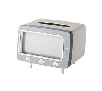 2 合 1 創意電視紙巾盒 | Creative 2 In 1 TV Tissue Box, COLOR: GRAY