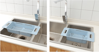 可伸縮瀝水籃(2個入)丨Retractable drain basket