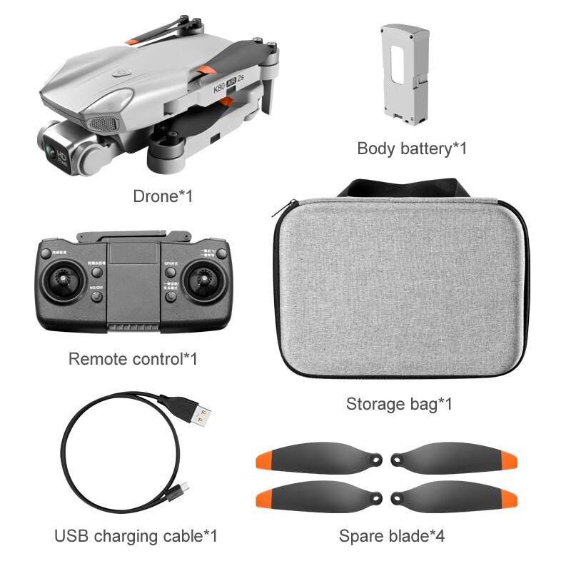 K80 AIR2S無人機丨K80 AIR2S Drone, 產品: 單電池套餐（續航約30分鐘）