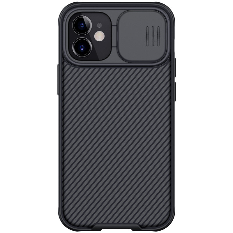 Nillkin滑蓋手機殼 |  NILLKIN Camshield Pro Camera Protection Case  (iphone12), Color: 黑色