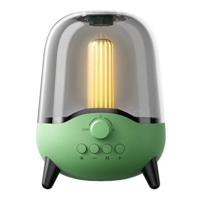 Flickering Ambient Light Bluetooth Speaker, Color: Green