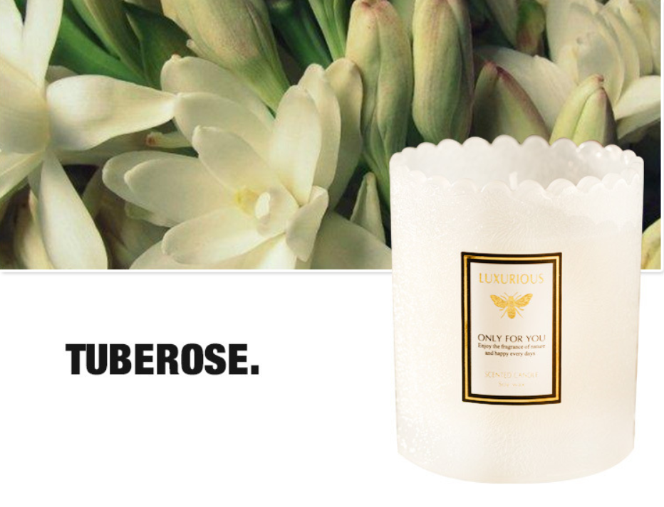香薰蠟燭丨Aromatherapy Candle, 香薰融蠟燈丨Aromatherapy Candle Wax Melting Lamp: 晚香玉