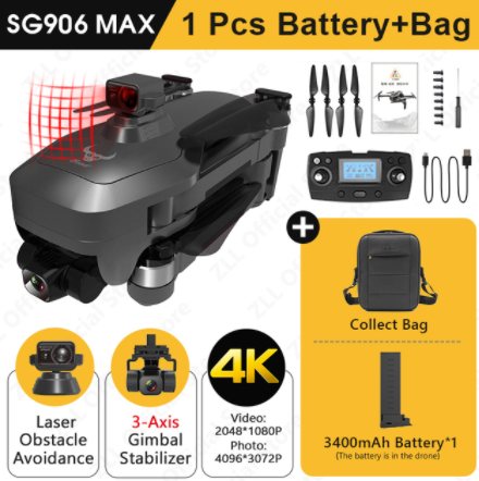 SG906 MAX DRONE - 可避障無人機, 產品: 1 Battery Set