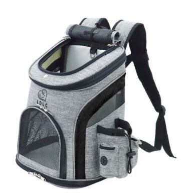 貓狗旅行背包| Outdoor Pet Mesh Carrier Backpack, Color: M-BLACK