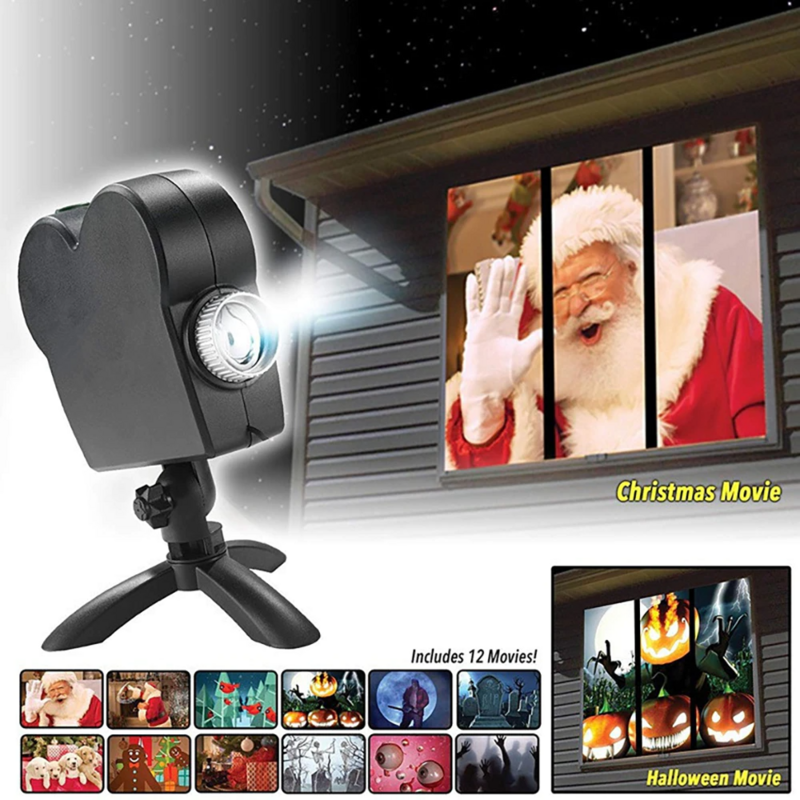 Christmas &amp; Halloween Holographic Projector