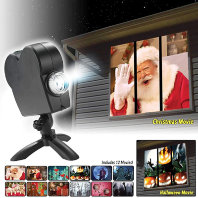 Christmas & Halloween Holographic Projector