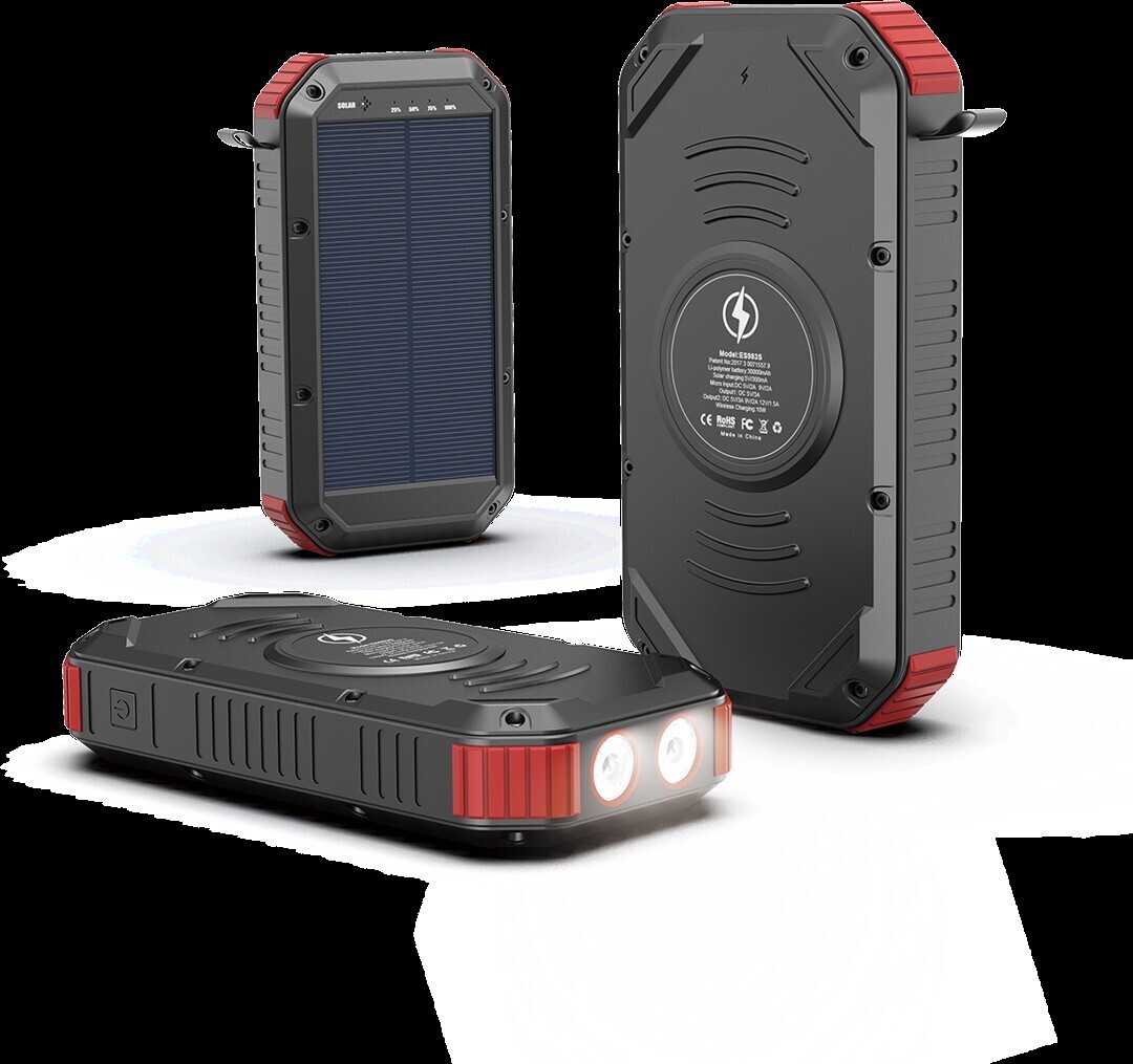 30000mAh太陽能移動電源| 30000mAh Solar Power Bank