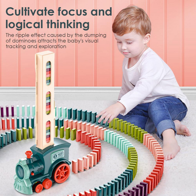 Domino Train Building Set (30 Domino Insides)