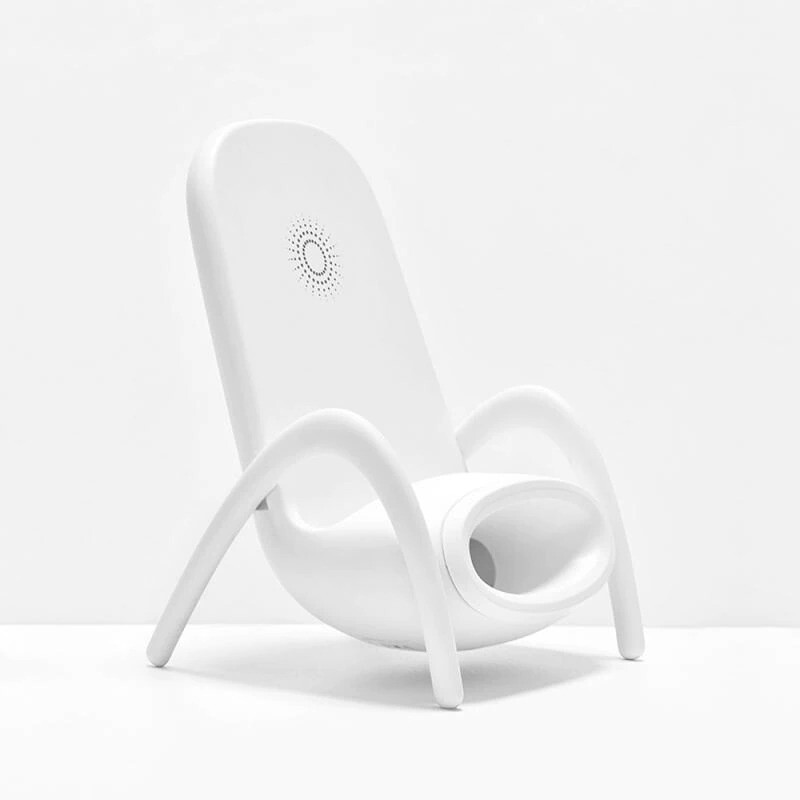 Mini Chair Wireless Charger, Color: WHITE