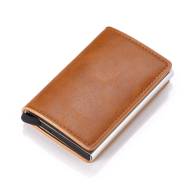 RFID 防盜銀包｜Slim RFID Blocking Wallet, Color &amp; Style: 冇扣款: Brown