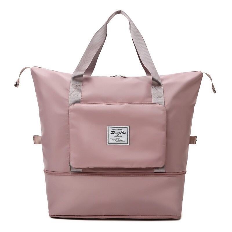 可摺疊防水手袋｜Foldable Water-proof Handbag, Color: 櫻花粉