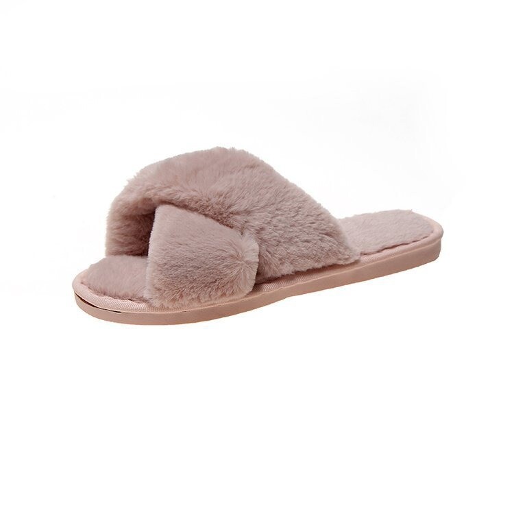 Vogue Faux Fur Slipper, Color: PINK