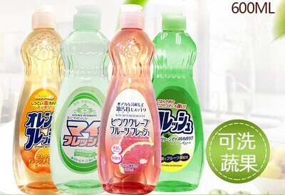 日本製蔬果碗碟洗潔精600ml | 食器洗い洗剤