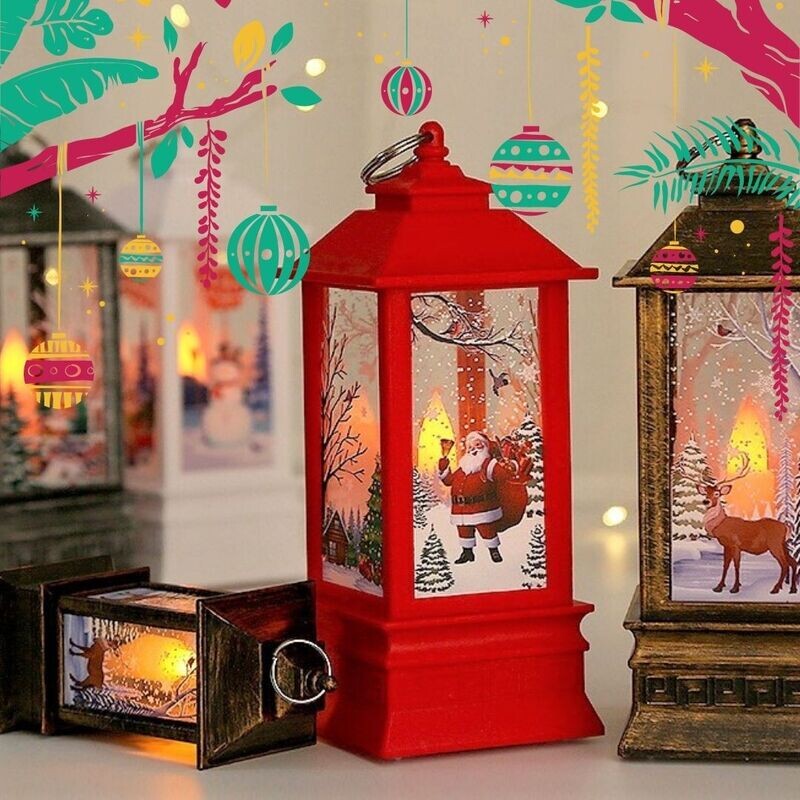 Electric Christmas Lanterns Set(4 pcs)
