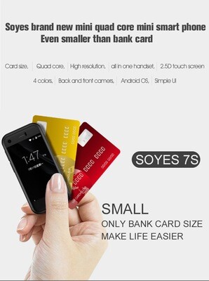 Soyes 7S 迷你智能手機 (新版) | Soyes 7S Mini Smartphone(New Version)