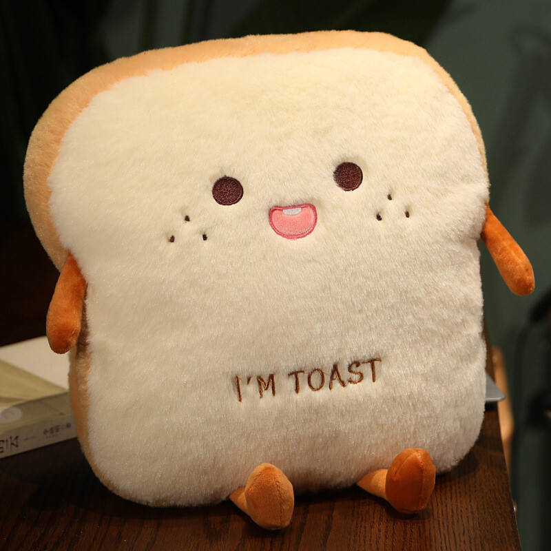 吐司暖手Cushion, 款式: 呆萌