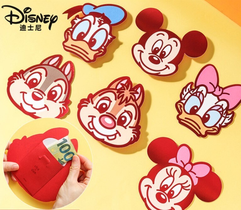 ​Disney新年立體卡通利是封(6個裝)