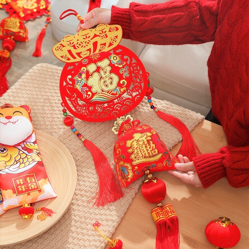 新年招財福包掛件