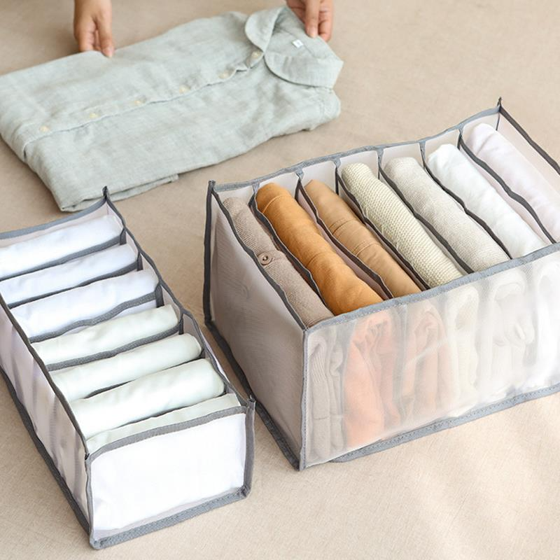​衣物褲子收納袋套裝(灰色2個裝), 產品: ​衣物褲子收納袋套裝(灰色2個裝, 1大1小) x 1 套