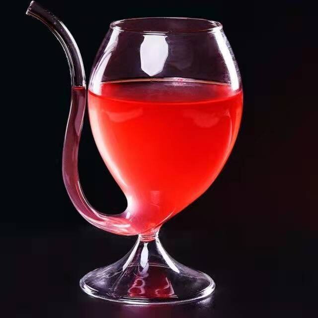 飲管玻璃杯(2個裝), 款式: A 款300ml