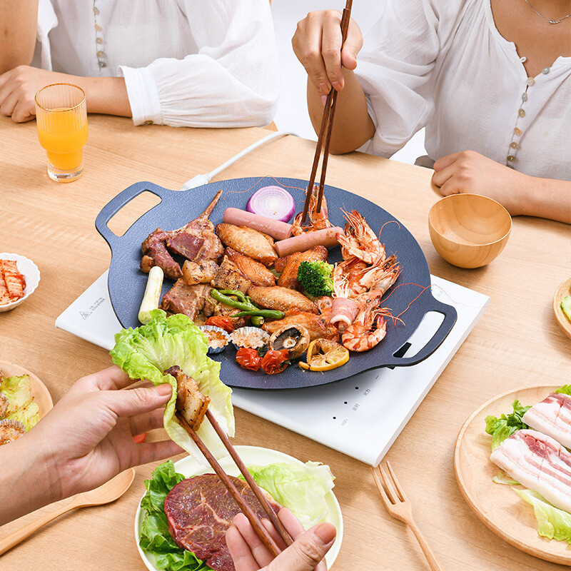 韓式麥飯石多用烤盤