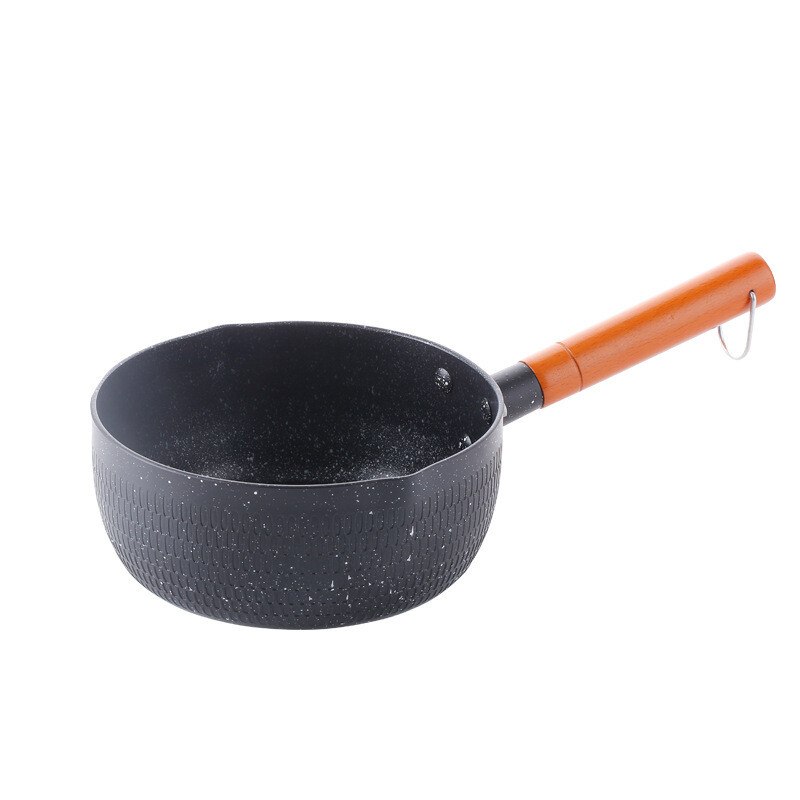 小清新麥飯石雪平鍋, 請選擇顏色: 黑色