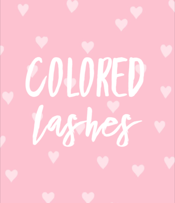 Colored Lashes