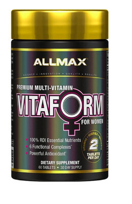AllMax Nutrition Vitaform
Women's Multivitamin