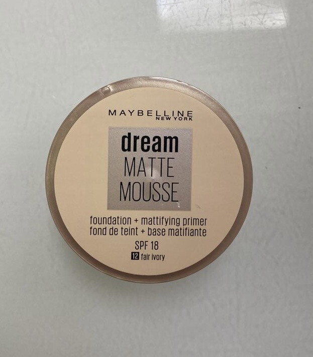 Maybelline Dream Mousse foundation,12 Fair Ivory