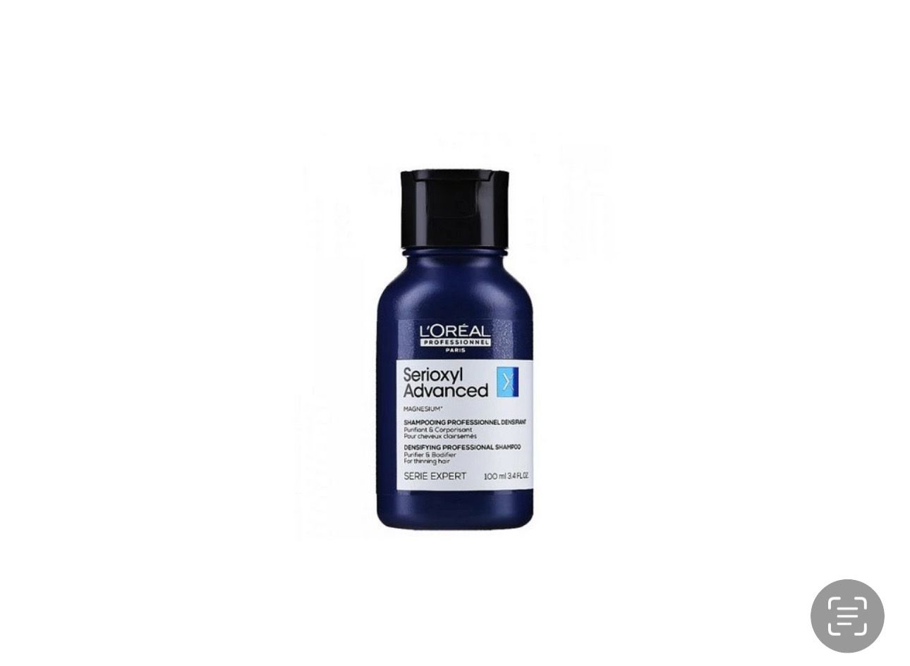 Serioxyl Shampoo 100 Ml Travel Size