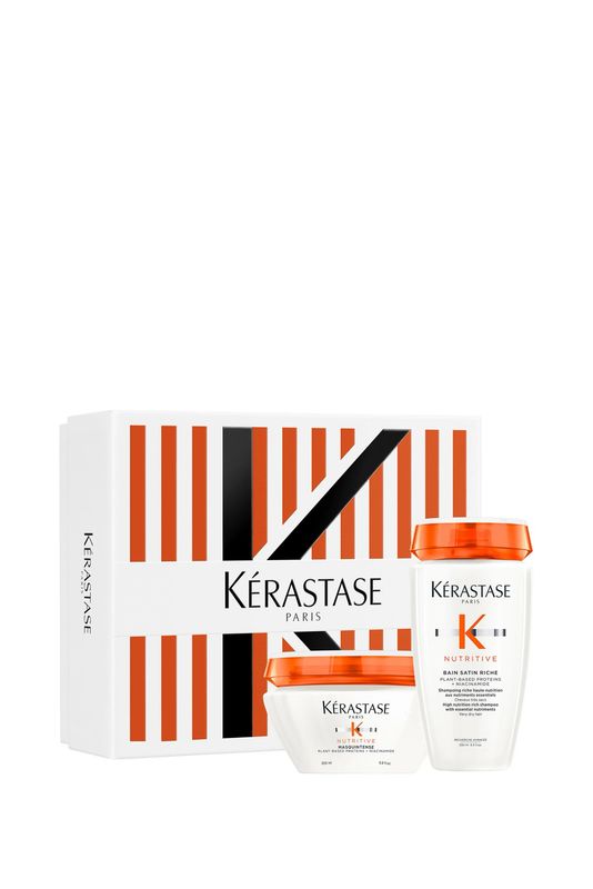 KERASTASE COFFRET NUTRITIVE BAIN SATIN N 2 250 ML+MASQUE INTENSE CHEVEUX SECS ET EPAIS 200 ML