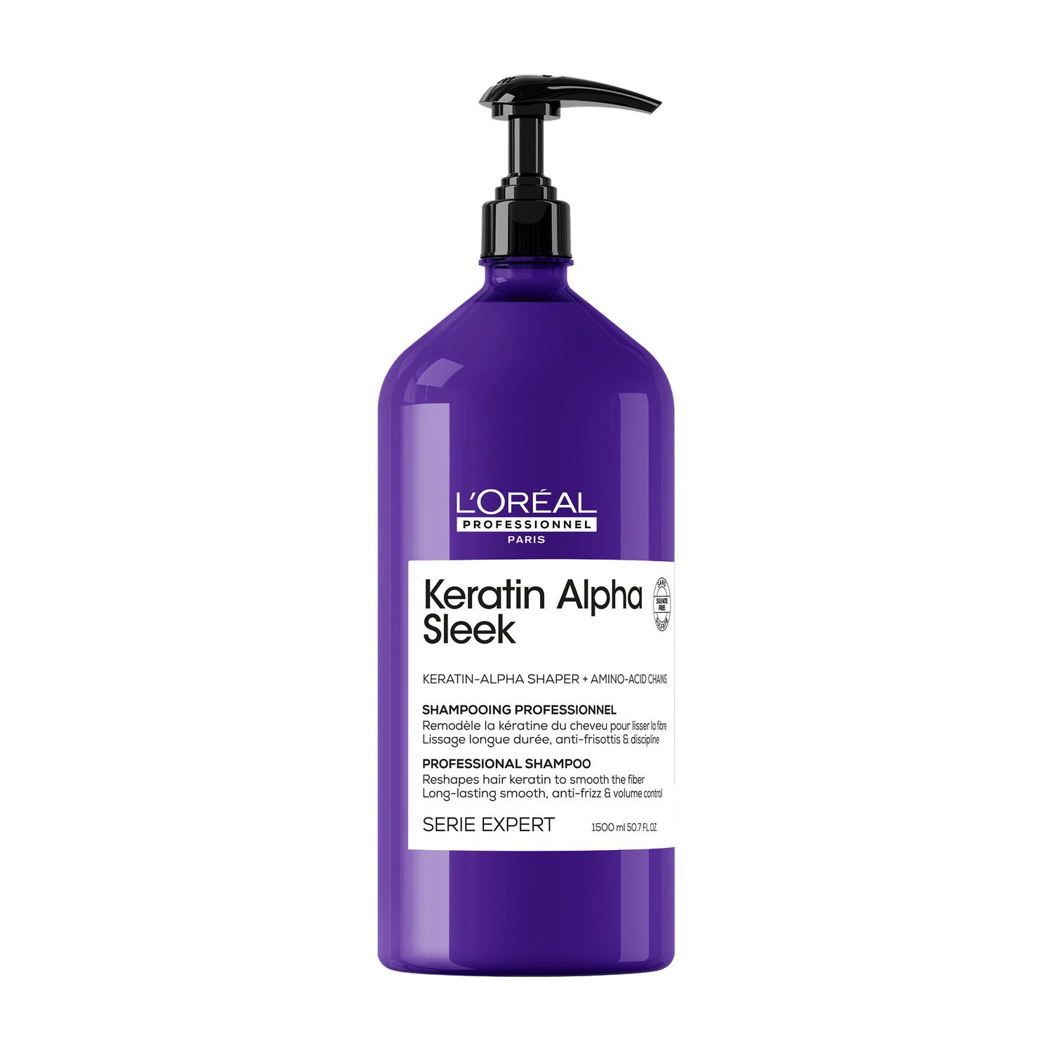KERATIN ALPHA SLEEK SHAMPOO 1500ML 1500ML
