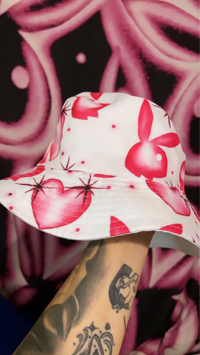 PlayBoy Bucket Hat Pink