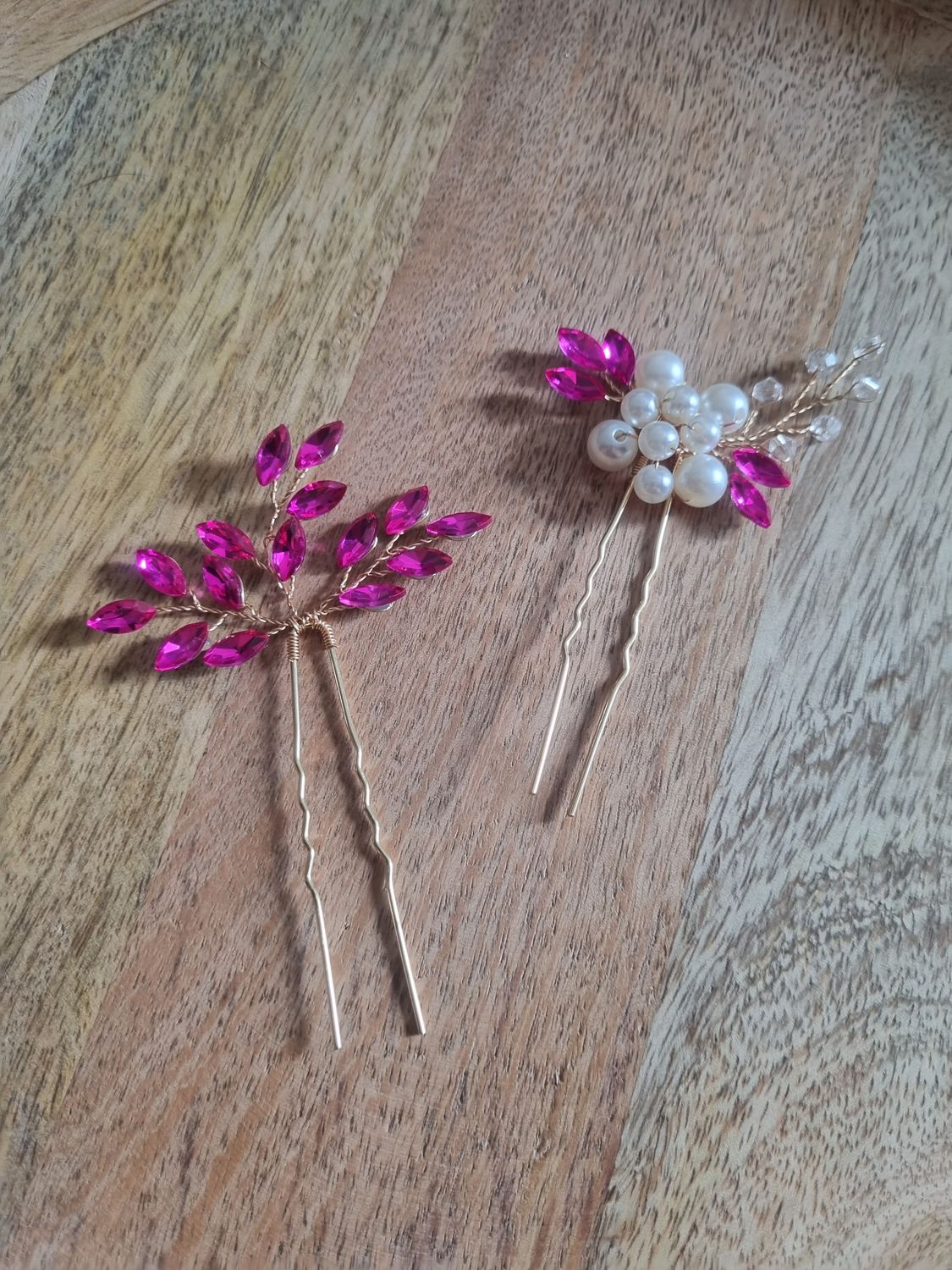 Haarnadeln Aura Pink