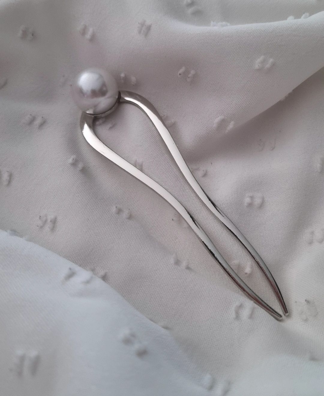 Haarnadel Aura Silber