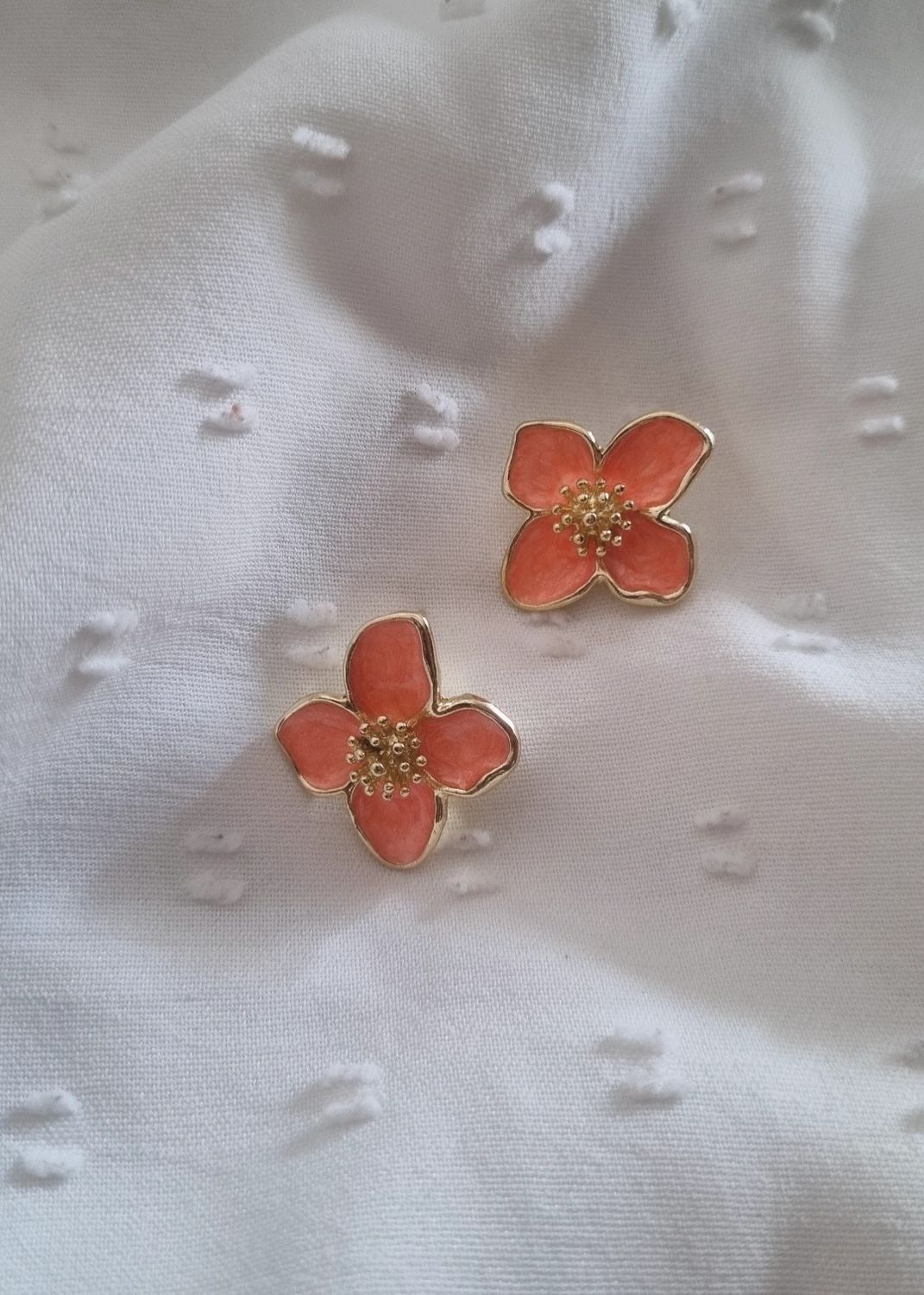 Ohrringe Marbel Peach