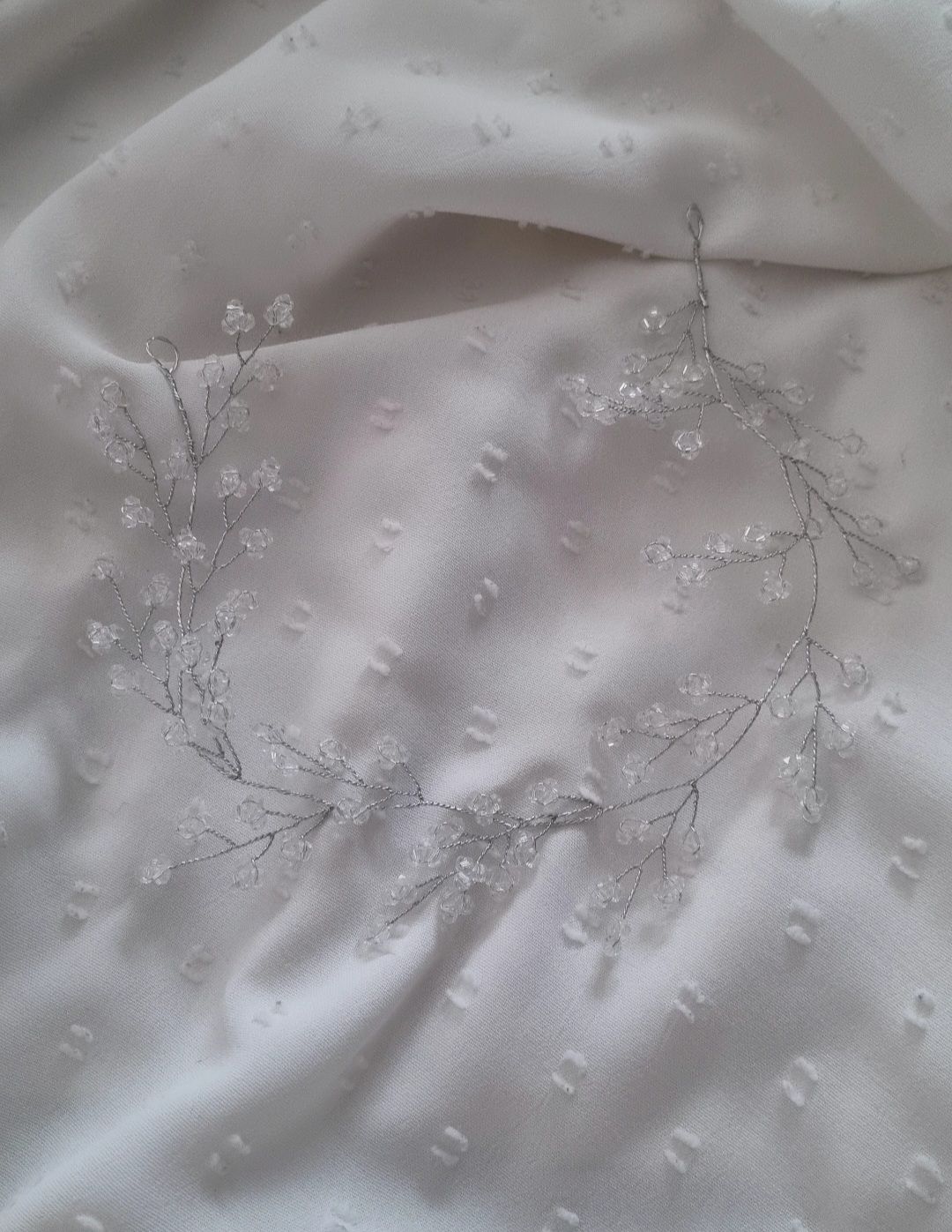 Headpiece Lia Silber