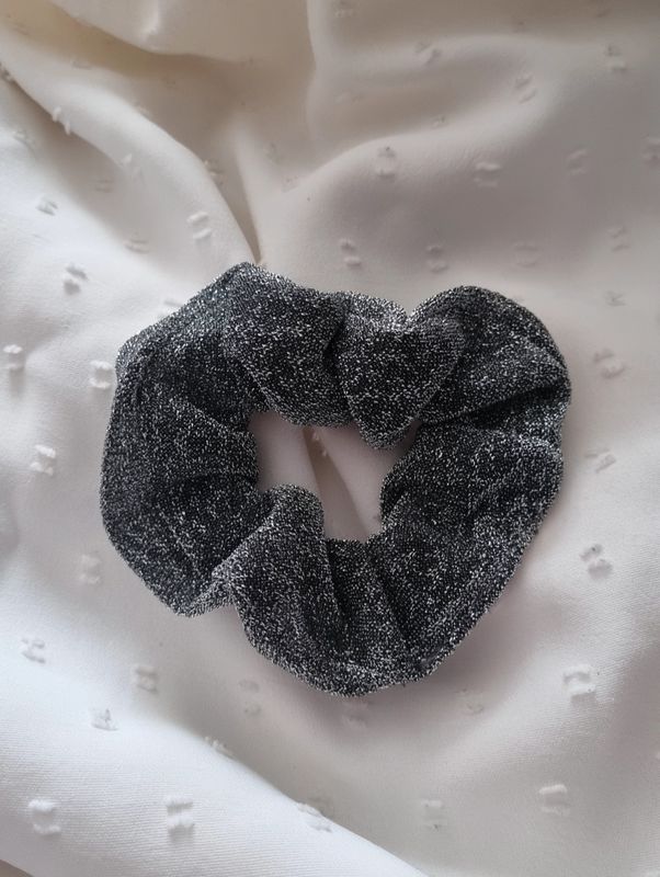 Haargummi Flora Silber Haargummi Flora Silber