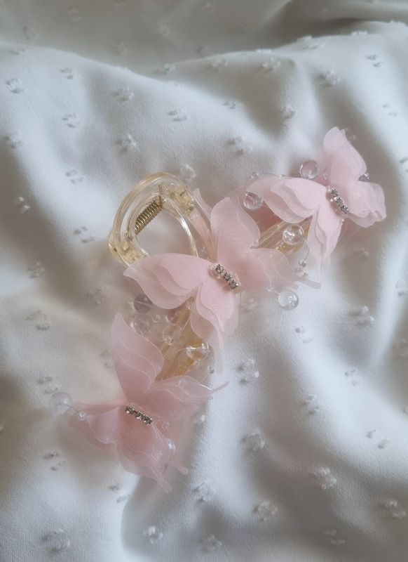 Spange Butterly rosa Spange Butterly rosa